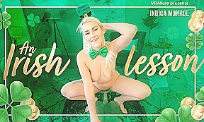 An Irish Lesson – Busty Fit Blonde Solo and Fucking Tommy Torso