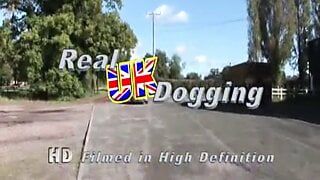 British Dogging – Teen BBW in a car park being fucked