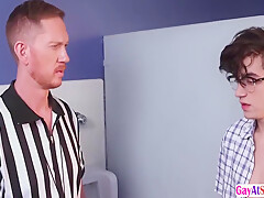 Brody Kayman And Donovin Rece In Gay Barebacked By Referee In The Cr 8 Min