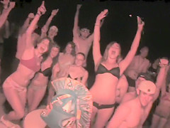 Bunch of students 18+ have a great time at an underwear party