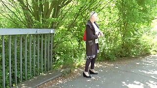 Busty gilf gets doggystyled and jizzed