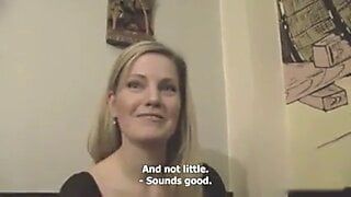 Czech milf gets fucked in bathroom of a pub