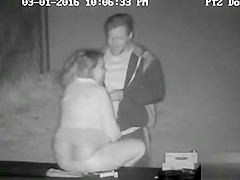 Fat whore gets caught on camera being and peeing