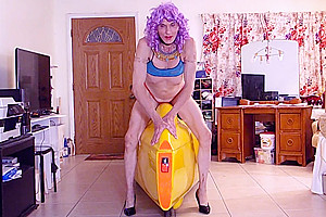 Femboys Fuckin’ Around – Femboys Masturbating on a Car-bike (velomobile)