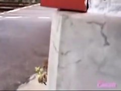 Great sharking scene of sweet oriental bimbo and some skilled fellow
