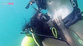 I fuck his *** Under the Water
