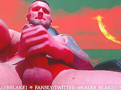Master Kaleb Blake1 Jerking Off His Cock On