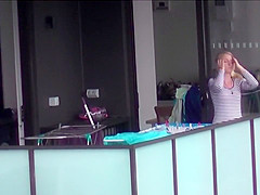 My most gracious neighbor lets her boyfriend jerk off on her tight body