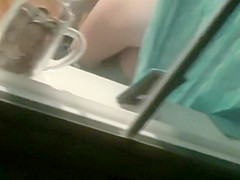 Neighbor girl’s delicious shaved pussy