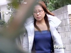Nice Jap broads lose their tops in public sharking incidents