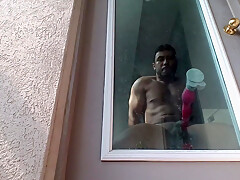Public Balcony Dog Dildo