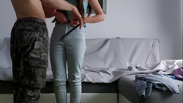 Romantic and passionate sex on the couch – Amateur Homemade Couple