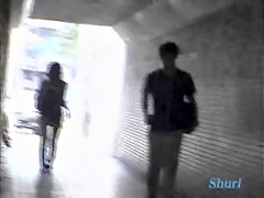 Savoury Japanese chicks in hot public top sharking scenes