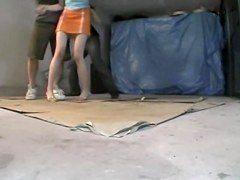 Sexy asian slut is humped very hard by two hard peters
