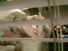 Spying girl masturbating
