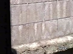 Steamy sharking action with hot slutty gal receiving money shot