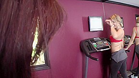 Two Hot Sports Girls Go At It In The Gym