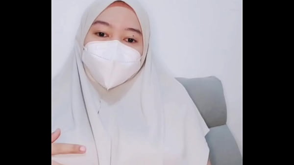 Wife hijab gets fuck by my friend until cum inside