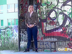 People peeing on the street failing compilation