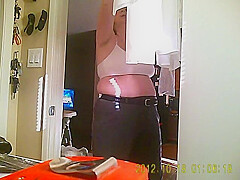 spied milf caught in her underwear